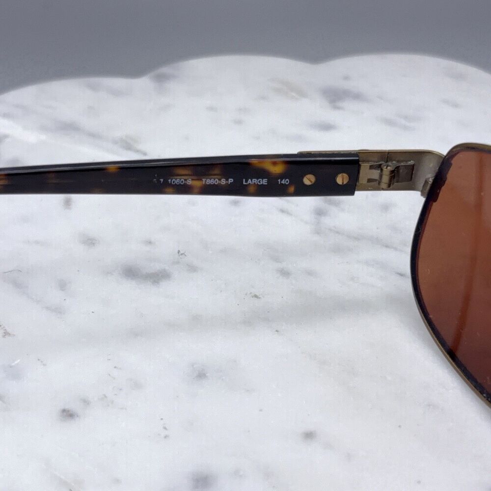 Sergio Tacchini ST 1060-S T8060-S-P Large Bronze Gold Sunglasses Frames Only 140 - Picture 9 of 10